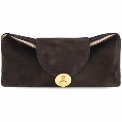 Brown Calf Leather Bos Taurus Clutch Bag