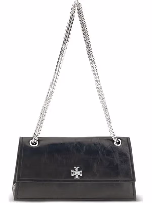 Black Suede Leather Shoulder Bag