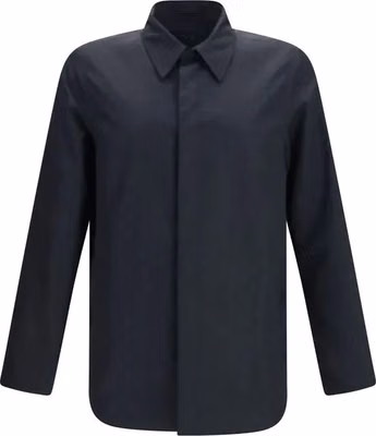 Black Polyamide Full-Length Jacket