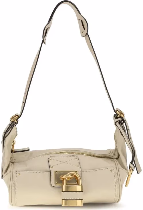 Chloé Beige Calf Leather Bos Taurus Shoulder Bag