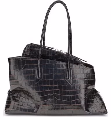 Black Calf Leather Bos Taurus Shoulder Bag