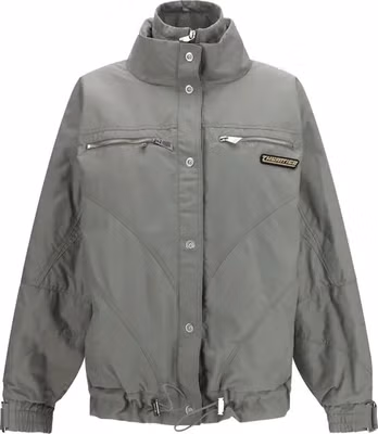 Gray Cotton Bomber