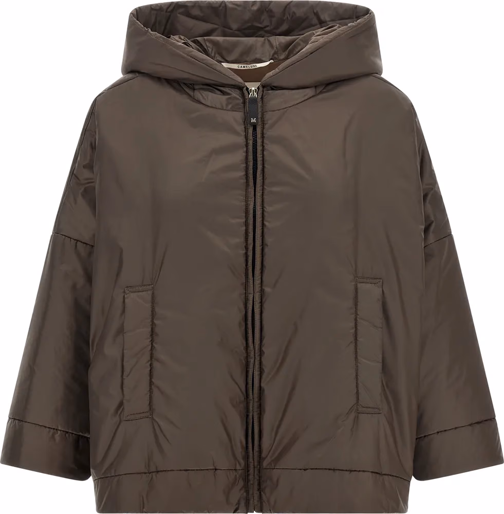 Max Mara Brown Polyester Shell Jacket