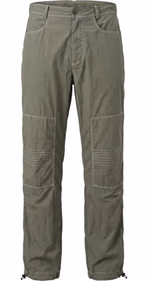 Green Fabric Men Pant
