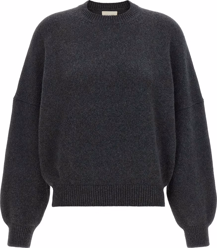 Khaite Gray Cashmere Cardigan