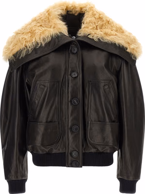 Black Lamb Leather Leather Jacket