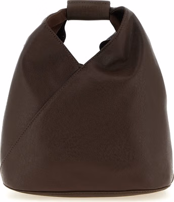 Brown Polyethylene Crossbody Bag