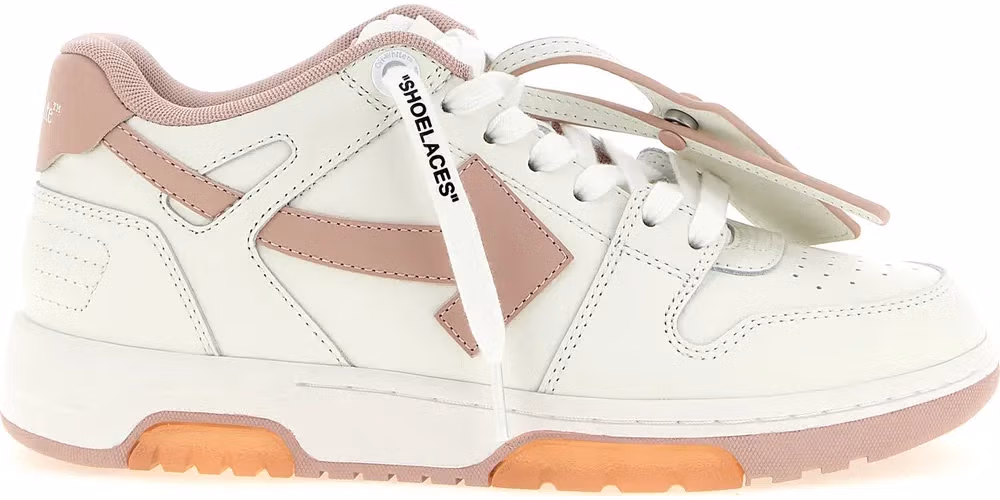 Off-White Multicolor Calfskin Athletic Sneakers