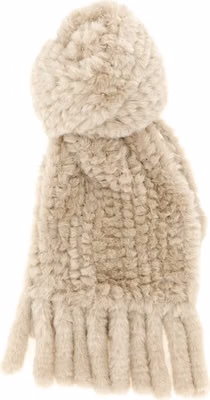 Gray Polyester Scarf