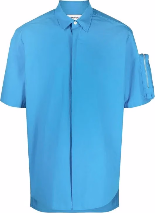 Ambush Blue Cotton Shortsleeve Shirt