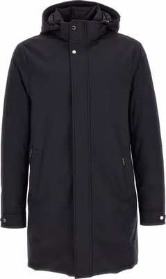 Blue Wool Parka