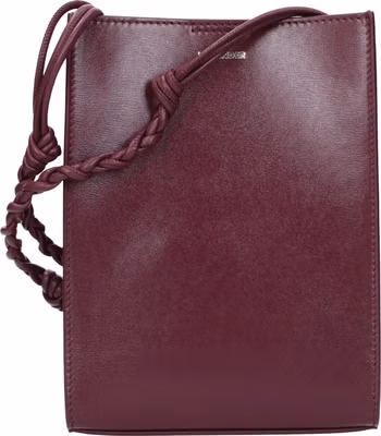 Purple Leather Crossbody Bag