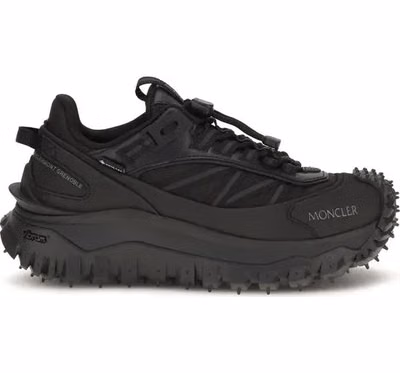 Black Calf Leather Bos Taurus Athletic Sneakers