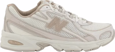 White Fabric Athletic Sneakers