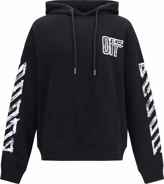 Off-White Black Cotton Sweatshirt