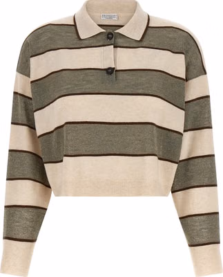 Multicolor Virgin Wool Polo Shirt