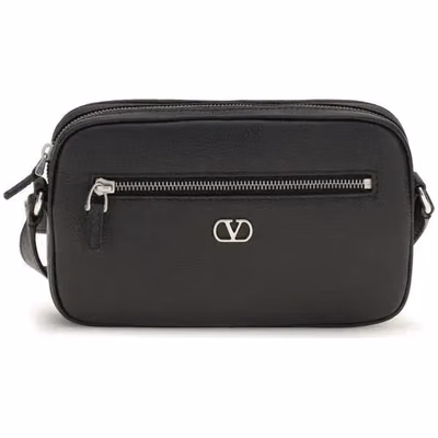 Black Calf Leather Bos Taurus Shoulder Bag