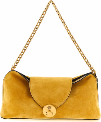 Bicolor Calfskin Clutch Bag