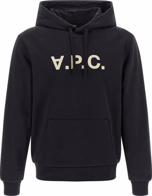 Black Cotton Hoodie