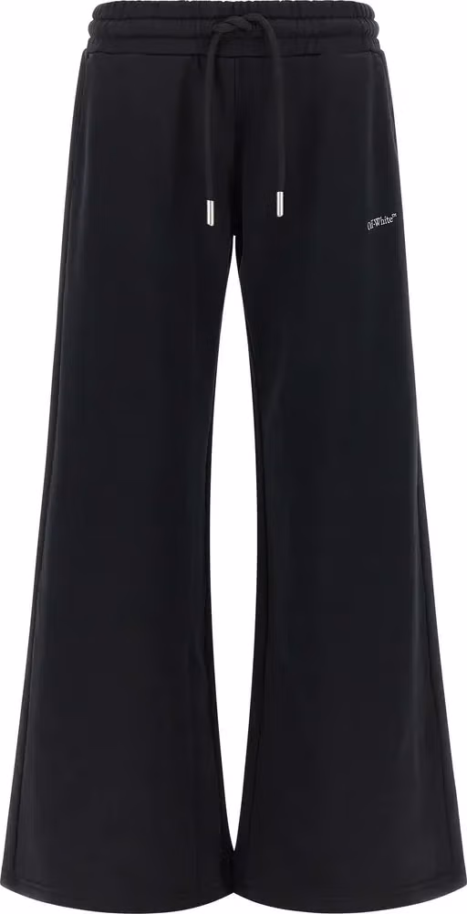 Off-White Black Cotton Joggers (Workout Pants)