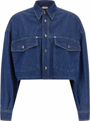 Blue Cotton Blouse