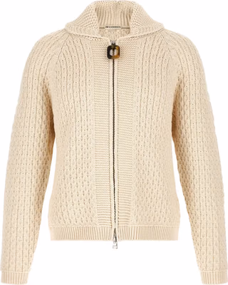 White Cotton Cardigan