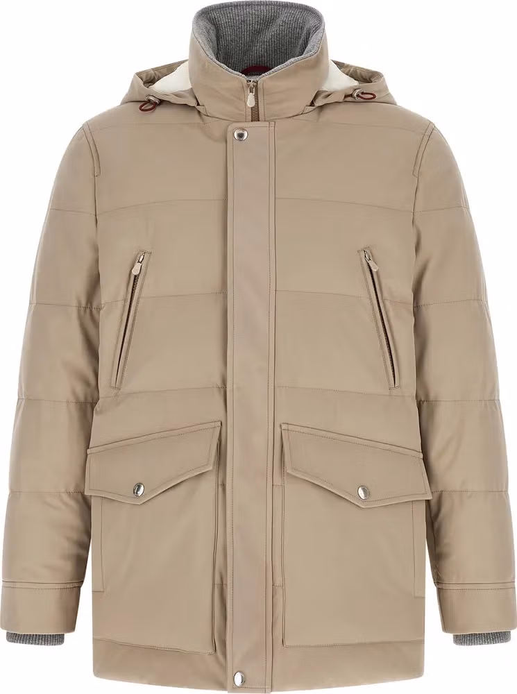 Brunello Cucinelli Beige Polyamide Parka