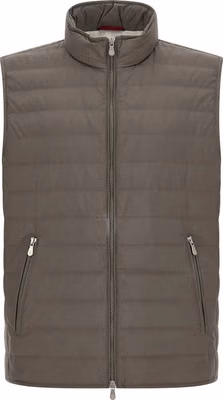 Bicolor Polyester Sleeveless Jacket