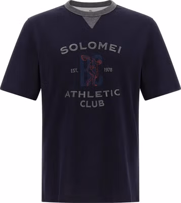Blue Cotton T-Shirt