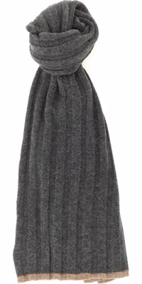 Gray Cashmere Scarf