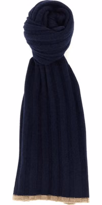 Blue Cashmere Scarf