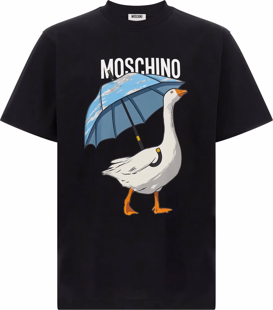 Moschino Black Cotton T-Shirt
