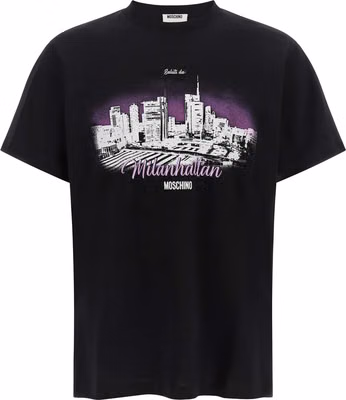 Black Cotton T-Shirt