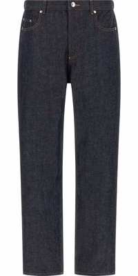 Blue Cotton Relaxed Fit Jeans