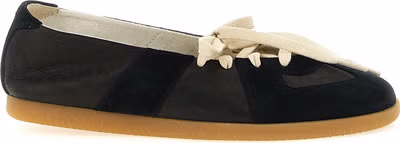 Black Lamb Leather Ballet Flats