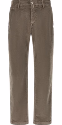 Gray Cotton Chino Pants
