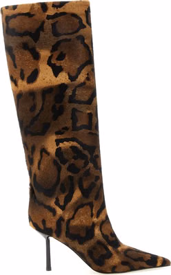 Brown Calfskin Over The Knee