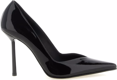 Black Polyethylene High Heel Pumps