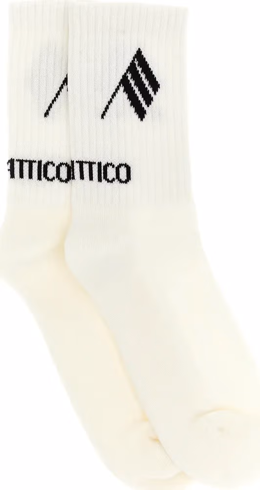 The Attico Bicolor Cotton Socks