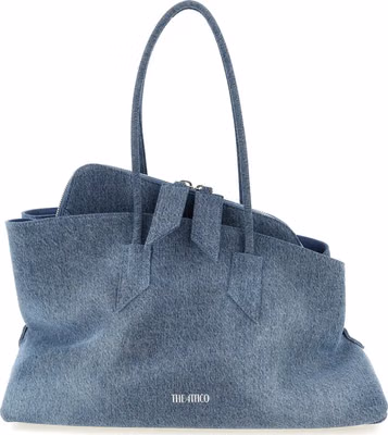 Blue Cotton Shoulder Bag