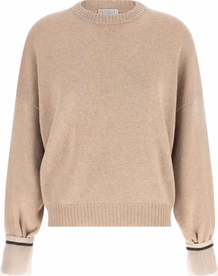 Beige Cashmere Cardigan