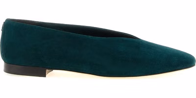 Bicolor Leather Ballet Flats