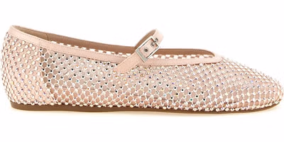 Multicolor Polyamide Ballet Flats
