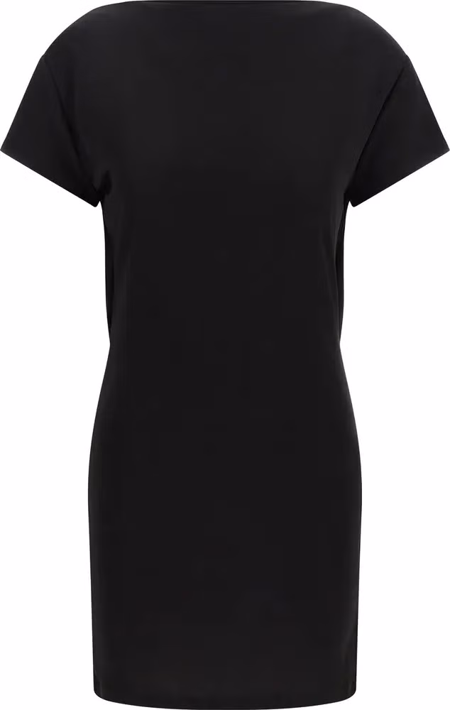 Jacquemus Black Viscose Short Dress