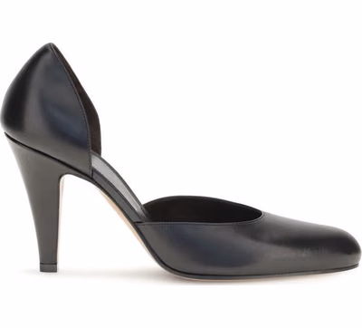 Black Lamb Ovis Aries High Heel Pumps