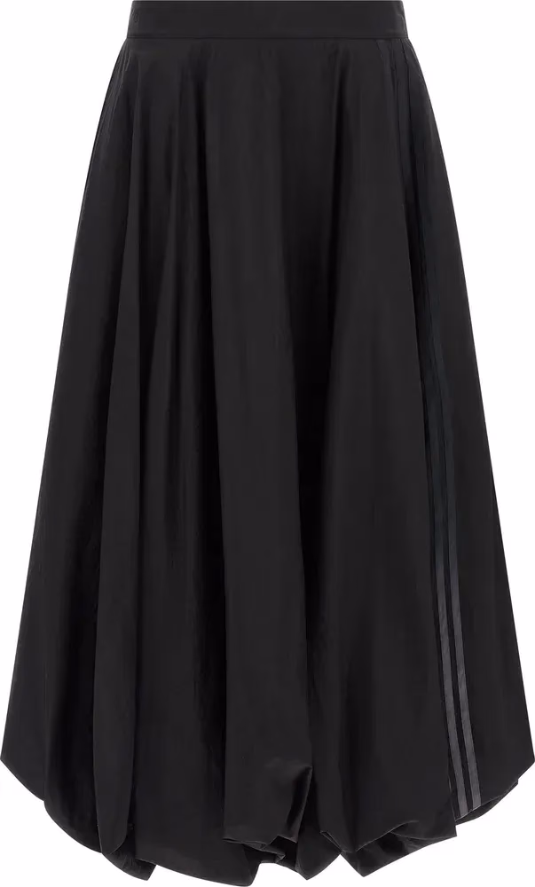 Y-3 Black Polyamide Mini Skirt