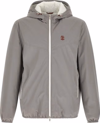 Gray Polyamide Shell Jacket