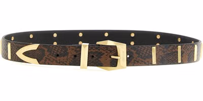 Gray Calfskin Regular Belt