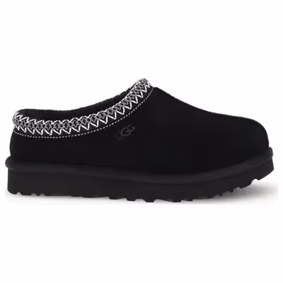 Black Leather Mules