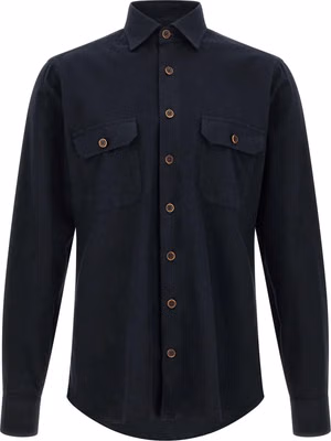 Blue Cotton Blouse